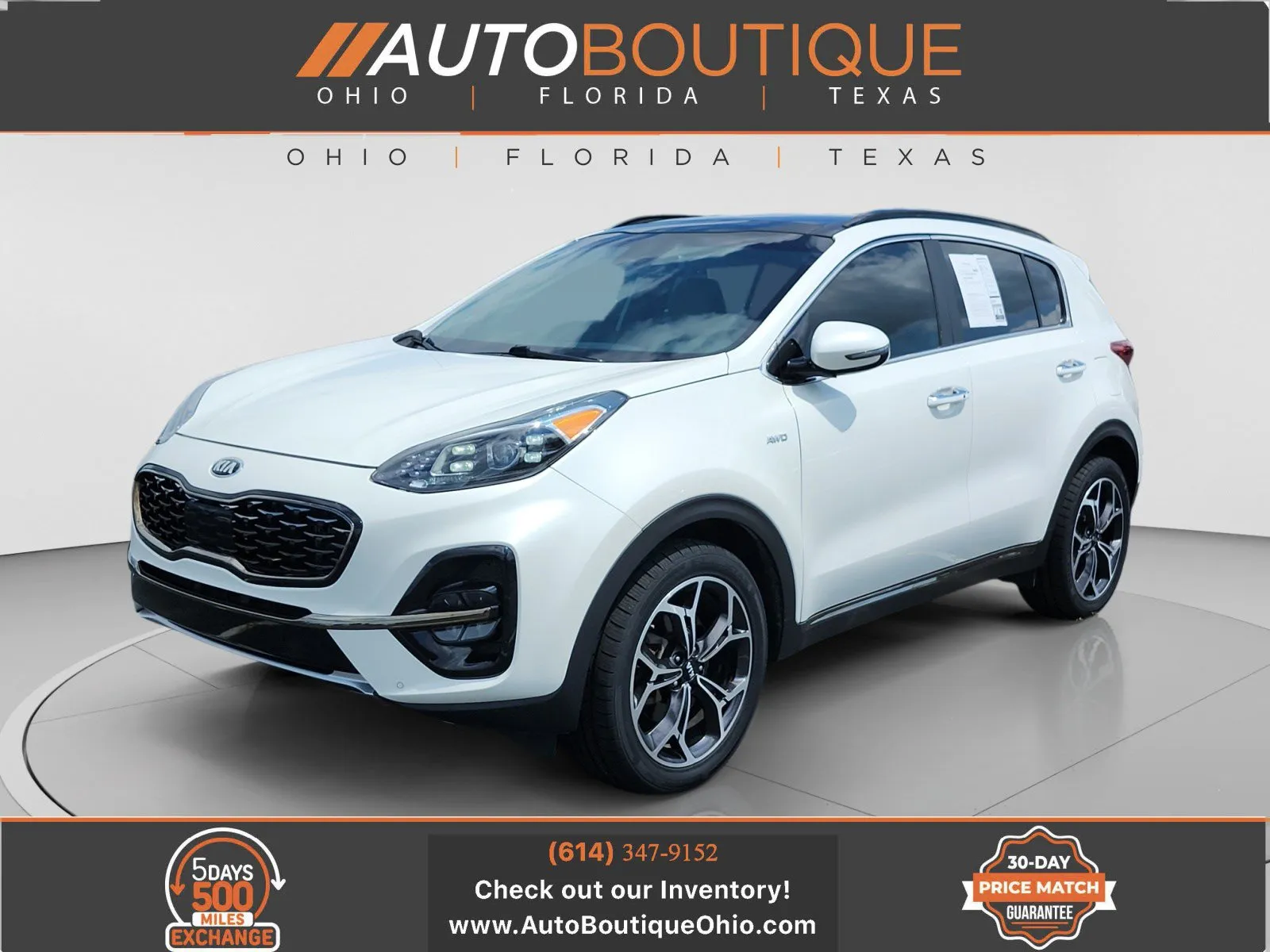 White 2022 Kia Sportage SX Turbo for sale in Columbus, OH