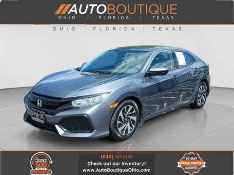 Gray 2018 Honda Civic Hatchback LX for sale in Columbus, OH