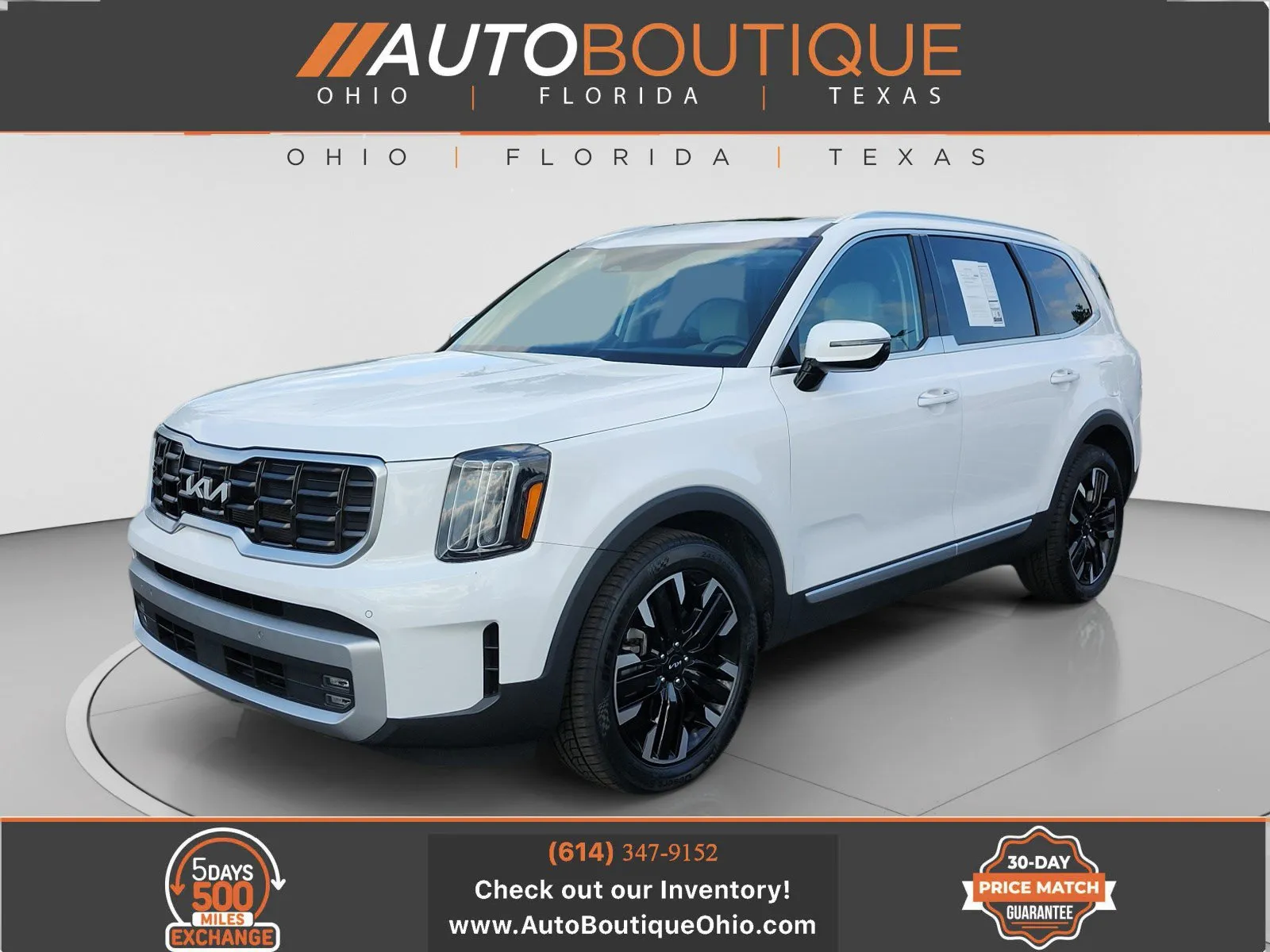 White 2023 Kia Telluride SX for sale in Columbus, OH