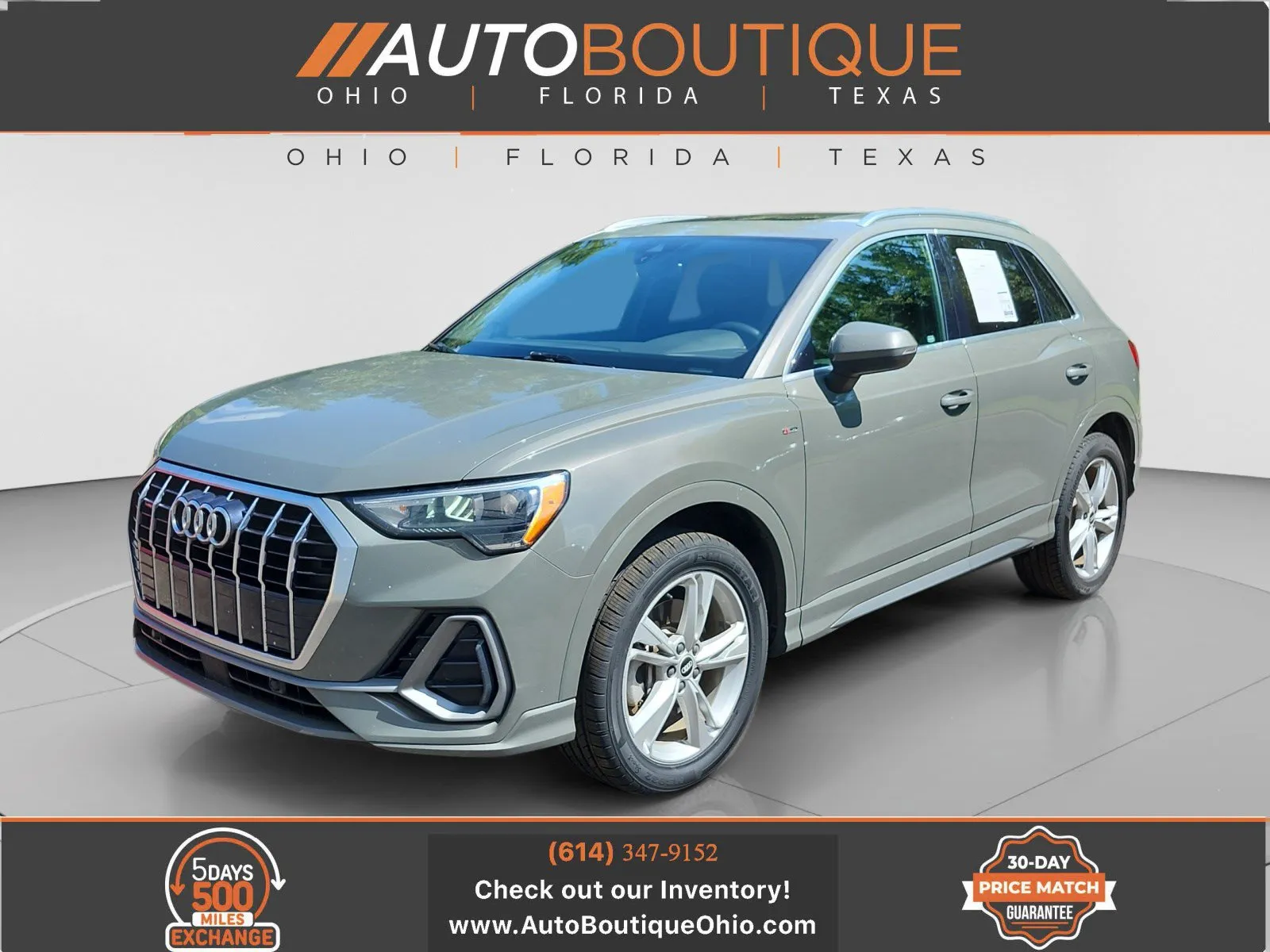 Gray 2021 Audi Q3 S line Premium for sale in Columbus, OH