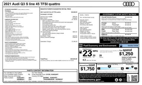 More photos of 2021 Audi Q3 S line Premium at Auto Boutique Ohio, OH