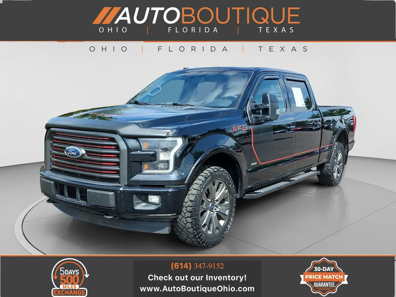 Brown 2017 Ford F-150 Lariat for sale in Columbus, OH