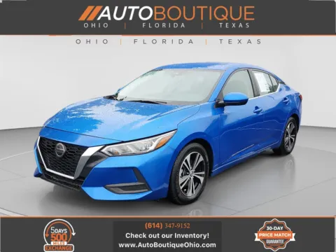 Blue 2021 Nissan Sentra SV for sale in Columbus, OH