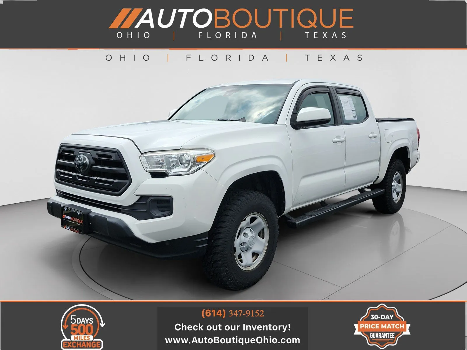 White 2018 Toyota Tacoma SR for sale in Columbus, OH