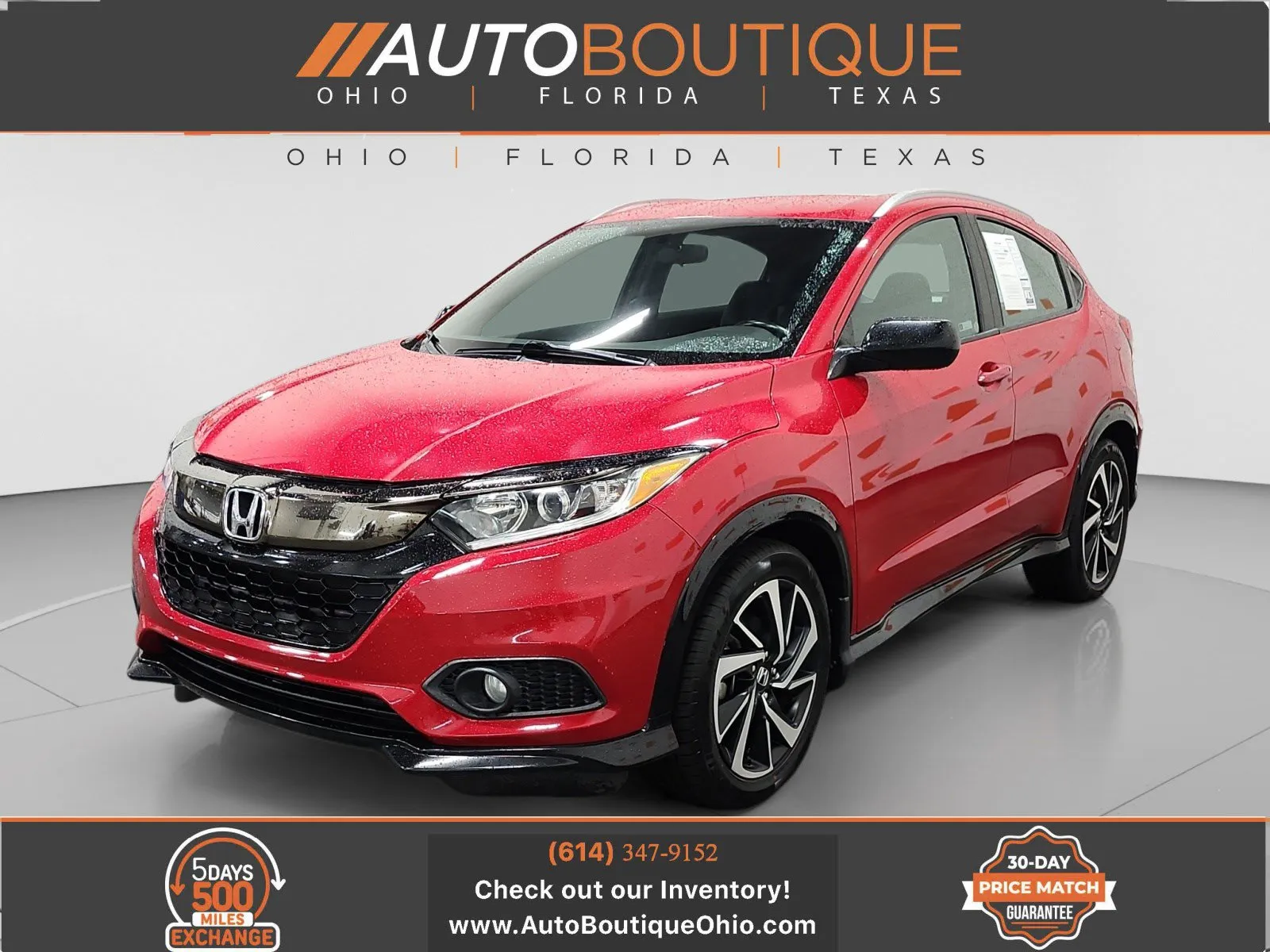 Red 2019 Honda HR-V Sport for sale in Columbus, OH