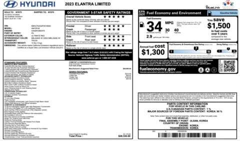 More photos of 2023 Hyundai Elantra Limited at Auto Boutique Ohio, OH