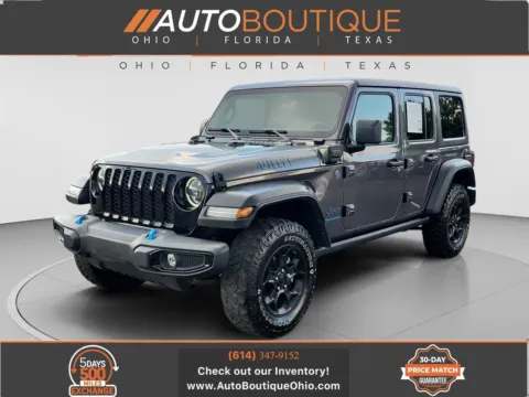 Gray 2023 Jeep Wrangler 4xe Willys 4xe for sale in Columbus, OH