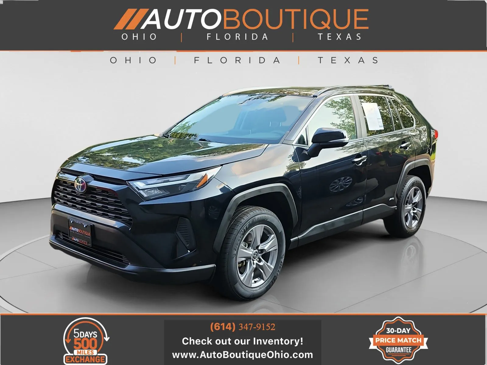 Black 2023 Toyota RAV4 Hybrid XLE for sale in Columbus, OH