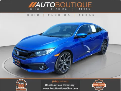 Blue 2021 Honda Civic Sedan Sport for sale in Columbus, OH