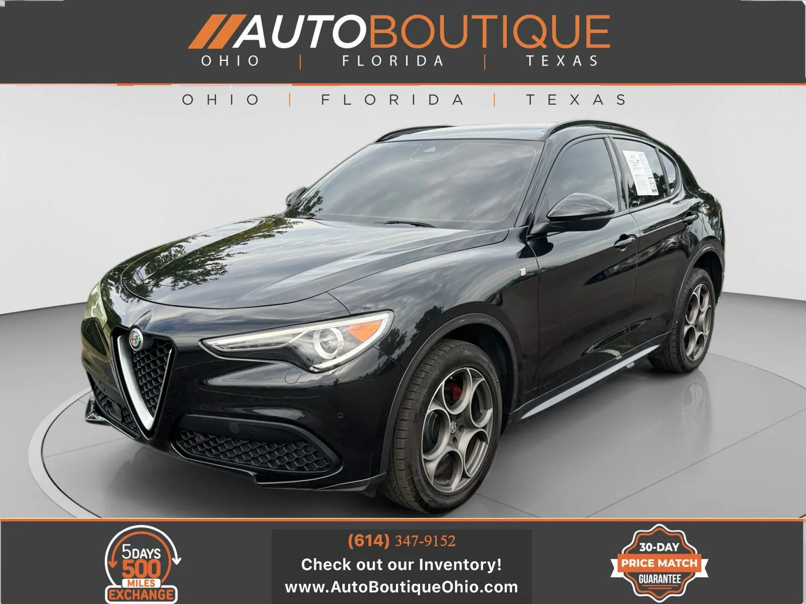 Black 2023 Alfa Romeo Stelvio Ti for sale in Columbus, OH
