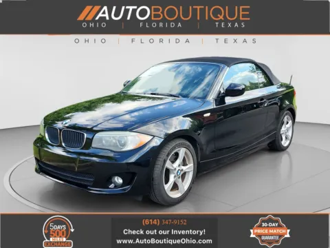 Black 2012 BMW 1 Series 128i for sale in Columbus, OH
