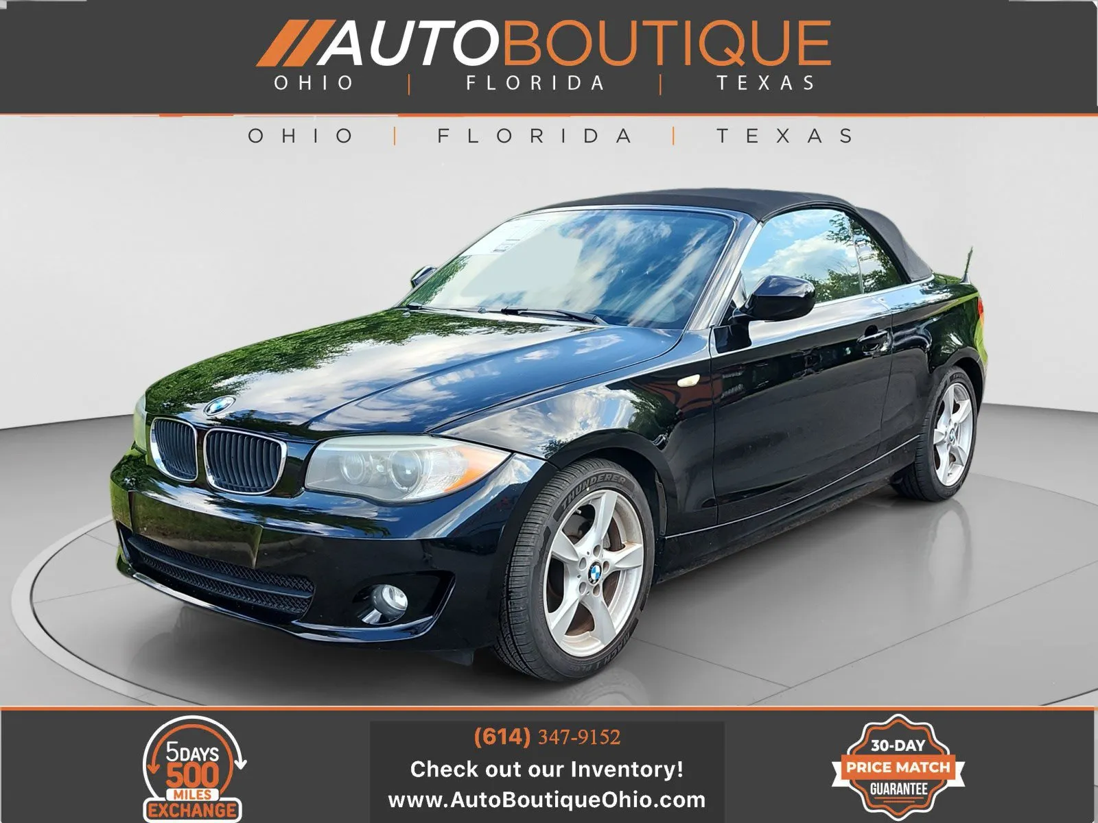 Black 2012 BMW 1 Series 128i for sale in Columbus, OH
