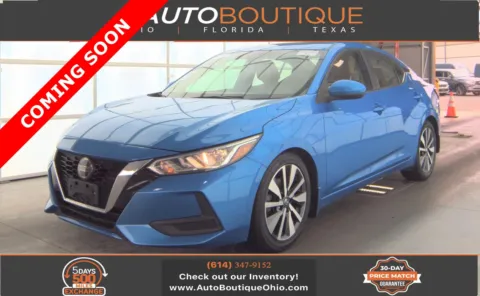 Blue 2021 Nissan Sentra SV for sale in Columbus, OH