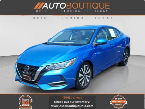 Blue 2021 Nissan Sentra SV for sale in Columbus, OH