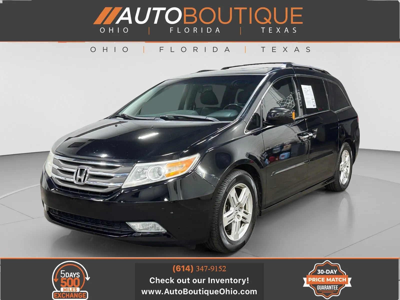 Silver 2012 Honda Odyssey Touring for sale in Columbus, OH