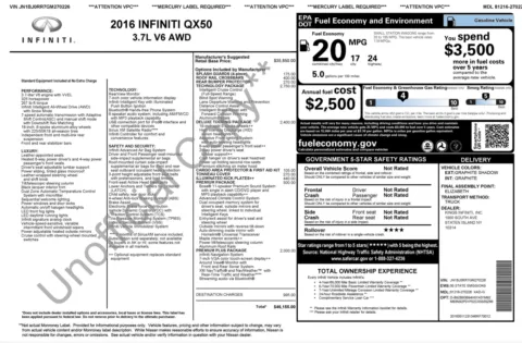 More photos of 2016 INFINITI QX50 at Auto Boutique Ohio, OH