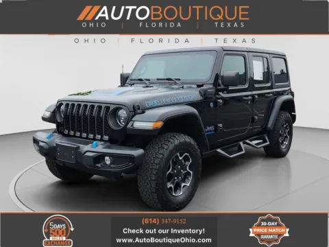 Black 2023 Jeep Wrangler 4xe Rubicon for sale in Columbus, OH