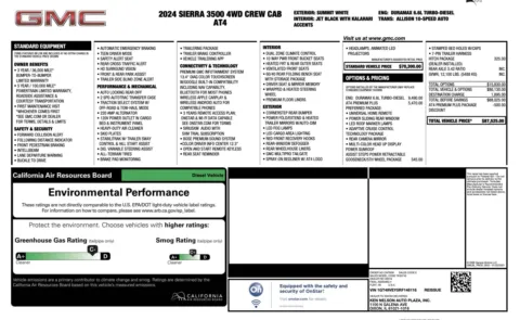 Photos of 2024 GMC Sierra 3500 HD AT4 for sale in Columbus, OH at Auto Boutique Ohio