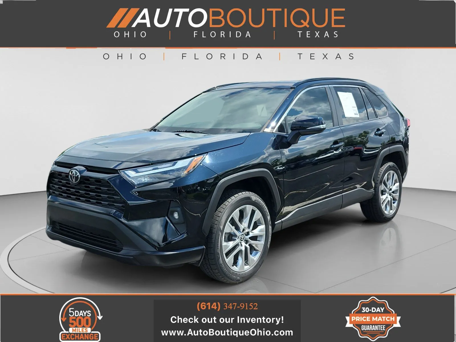 Black 2022 Toyota RAV4 XLE Premium for sale in Columbus, OH