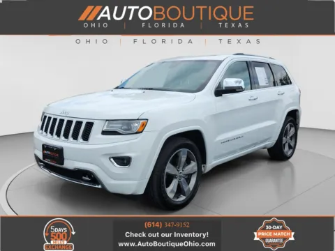 White 2014 Jeep Grand Cherokee Overland for sale in Columbus, OH