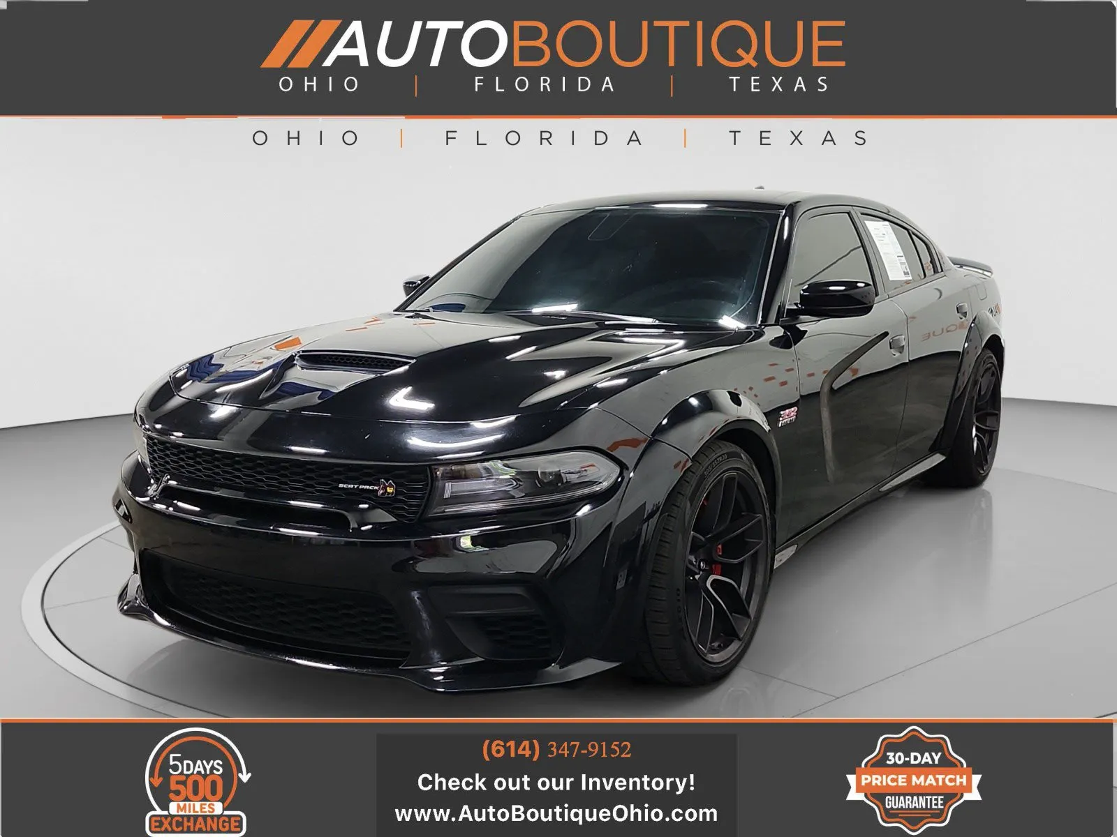 Black 2021 Dodge Charger Scat Pack Widebody for sale in Columbus, OH