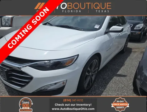 White 2022 Chevrolet Malibu LT for sale in Columbus, OH