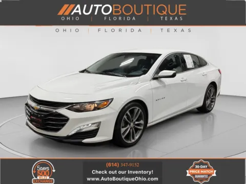White 2022 Chevrolet Malibu LT for sale in Columbus, OH