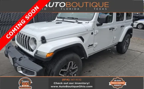 White 2025 Jeep Wrangler Sahara for sale in Columbus, OH