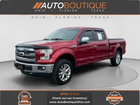 Red 2015 Ford F-150 Lariat for sale in Columbus, OH