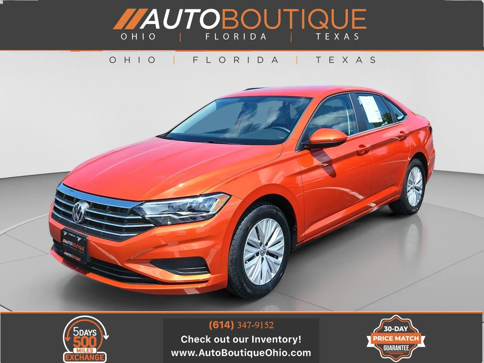 Orange 2019 Volkswagen Jetta S for sale in Columbus, OH