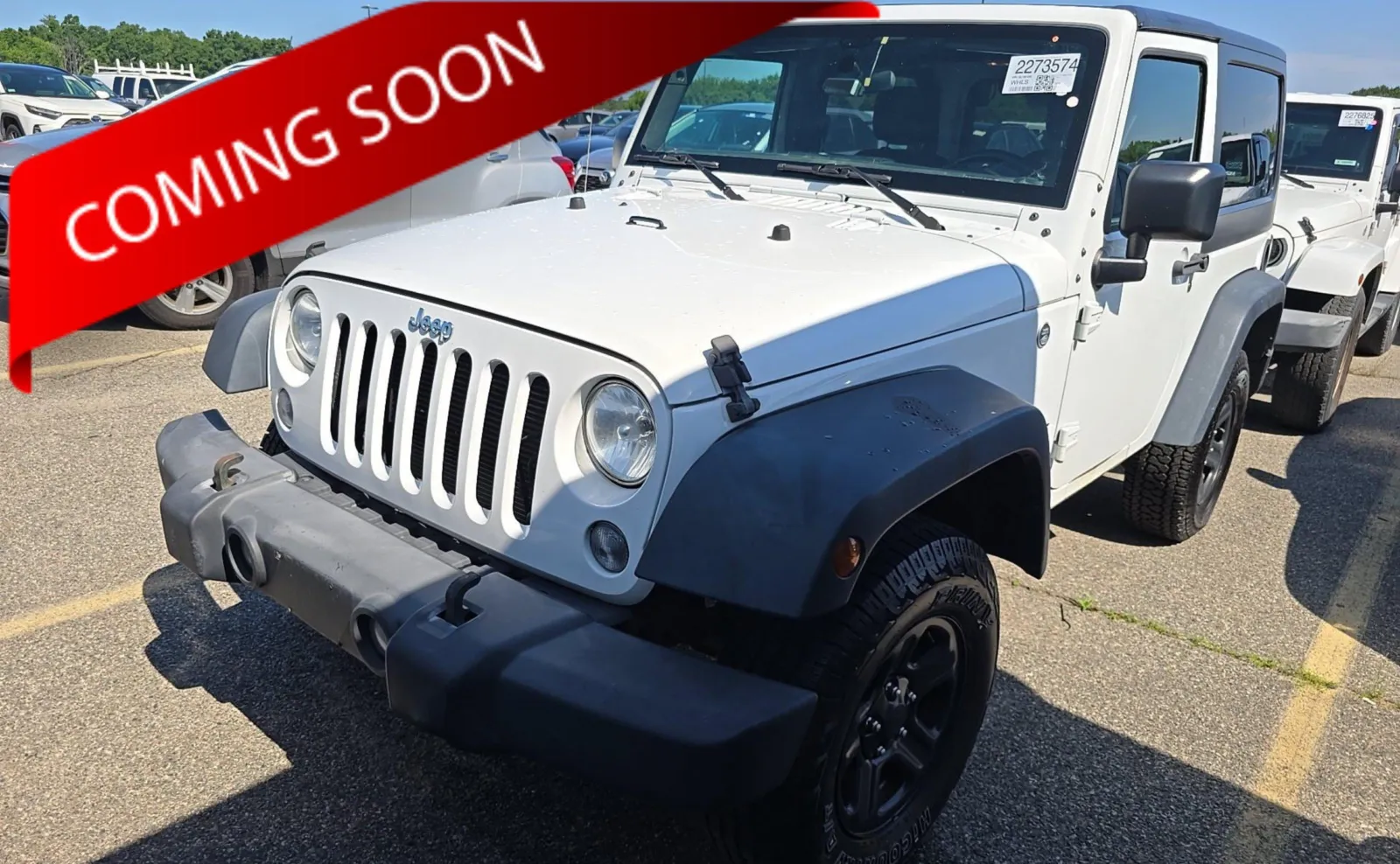 White 2016 Jeep Wrangler Sport for sale in Columbus, OH