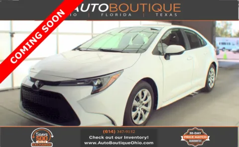 White 2022 Toyota Corolla LE for sale in Columbus, OH