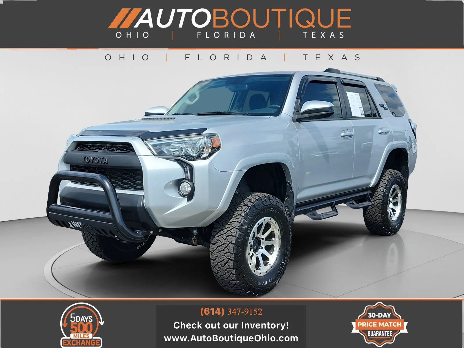 Silver 2018 Toyota 4Runner TRD Off Road for sale in Columbus, OH
