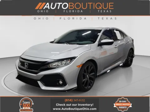 Black 2018 Honda Civic Hatchback Sport for sale in Columbus, OH