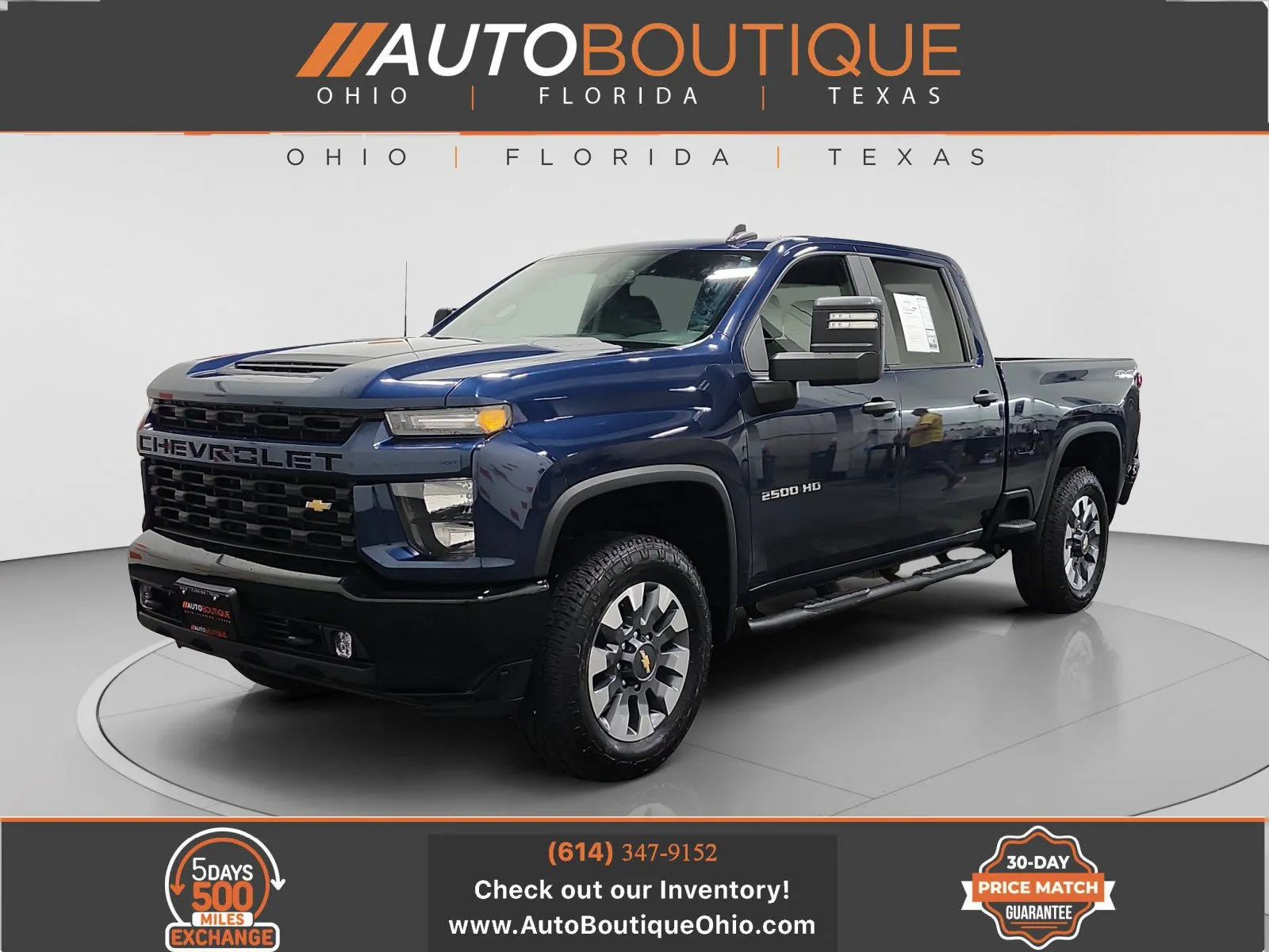 Blue 2021 Chevrolet Silverado 2500 HD Custom for sale in Columbus, OH