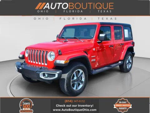 Red 2022 Jeep Wrangler Unlimited Sahara for sale in Columbus, OH