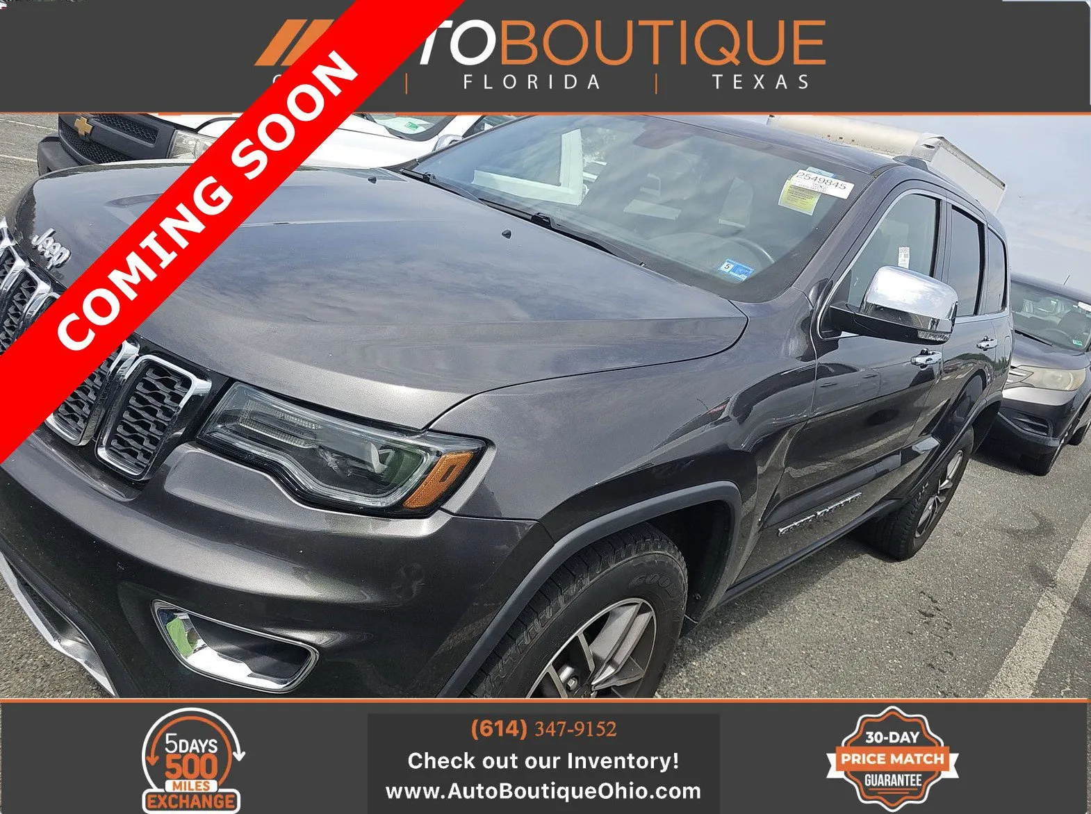 Gray 2021 Jeep Grand Cherokee Limited for sale in Columbus, OH