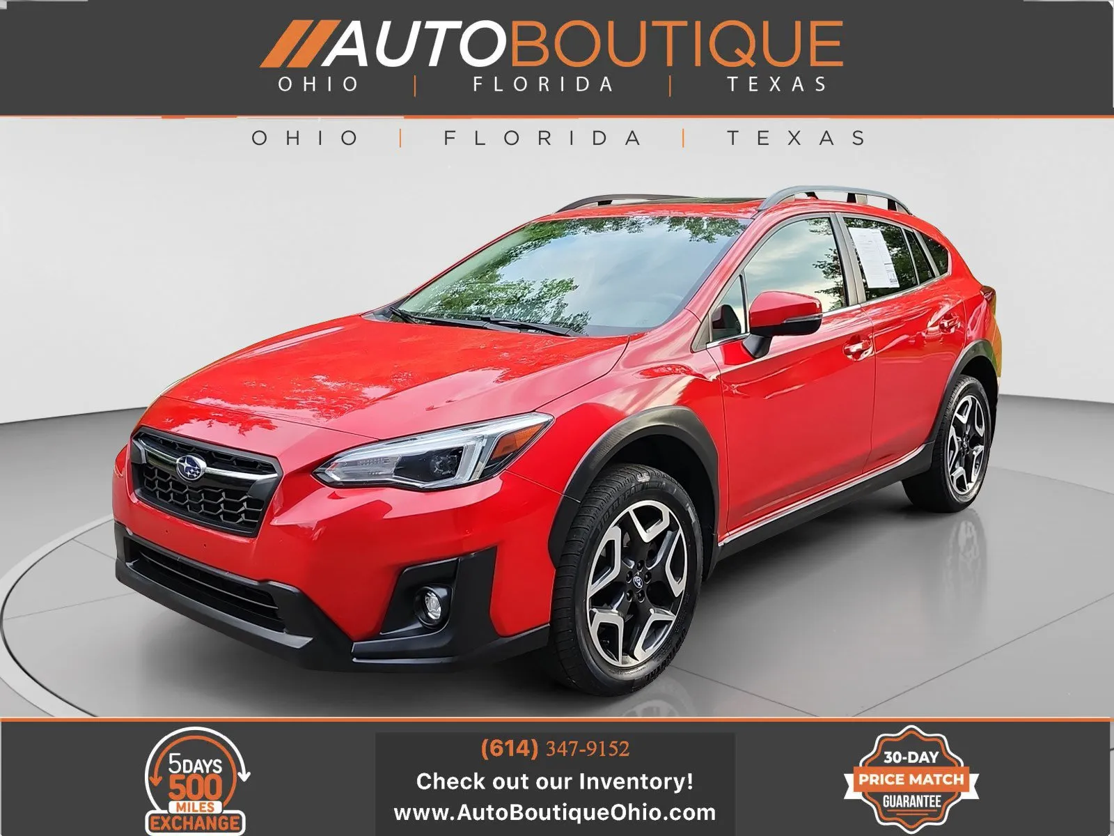 Red 2020 Subaru Crosstrek Limited for sale in Columbus, OH