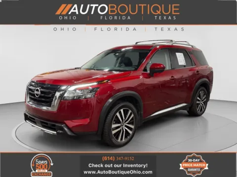 Red 2024 Nissan Pathfinder Platinum for sale in Columbus, OH