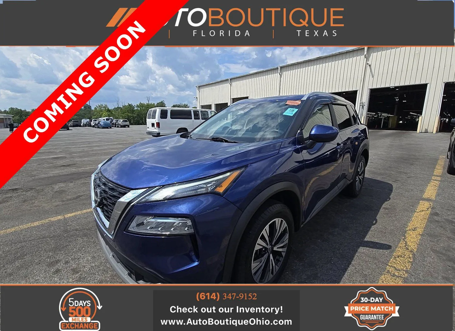 Blue 2023 Nissan Rogue SV for sale in Columbus, OH