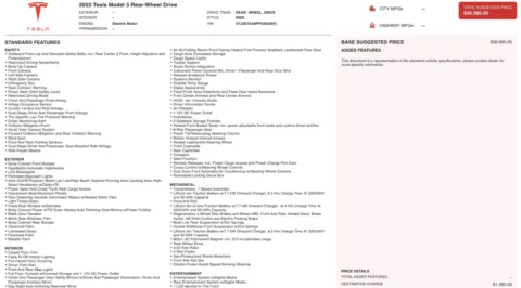 Photos of 2023 Tesla Model 3 for sale in Columbus, OH at Auto Boutique Ohio