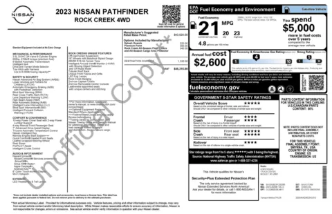More photos of 2023 Nissan Pathfinder Rock Creek at Auto Boutique Ohio, OH