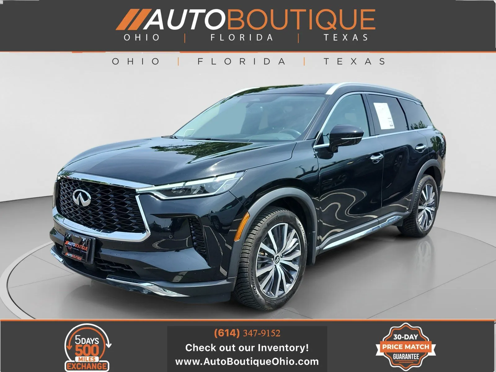Black 2022 INFINITI QX60 SENSORY for sale in Columbus, OH