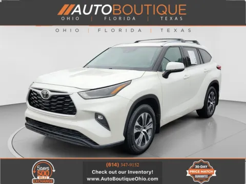 White 2021 Toyota Highlander XLE for sale in Columbus, OH
