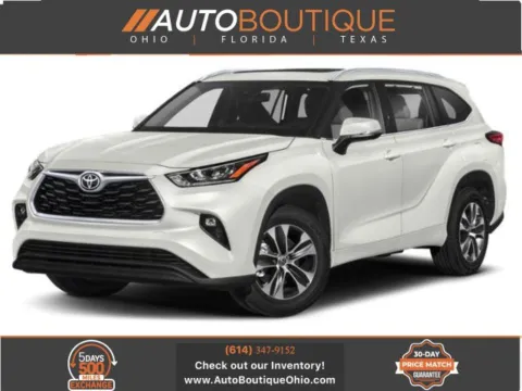 White 2021 Toyota Highlander XLE for sale in Columbus, OH