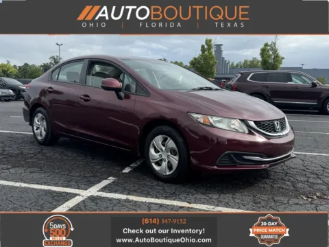 Red 2013 Honda Civic Sdn LX for sale in Columbus, OH