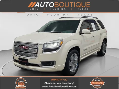 White 2015 GMC Acadia Denali for sale in Columbus, OH