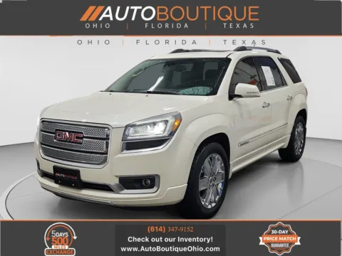 White 2015 GMC Acadia Denali for sale in Columbus, OH