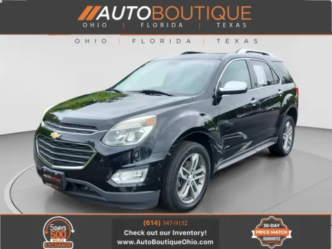 Black 2017 Chevrolet Equinox Premier for sale in Columbus, OH