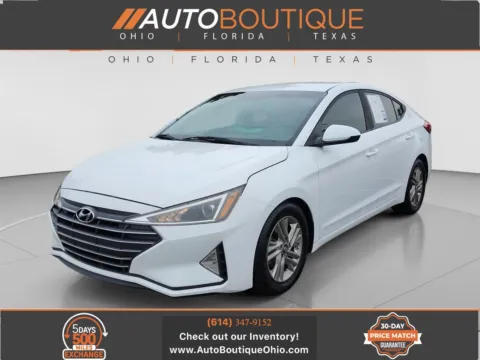 White 2019 Hyundai Elantra SEL for sale in Columbus, OH